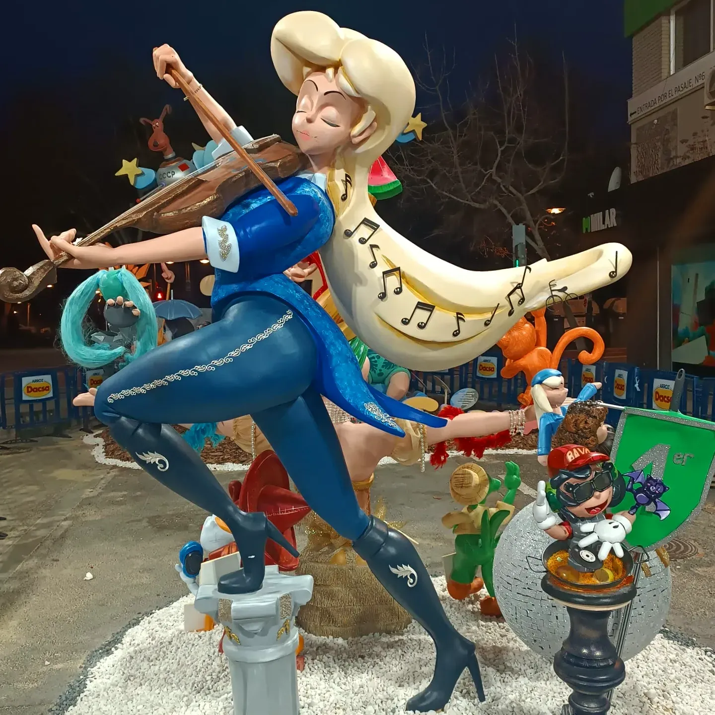 Falla Menendez y Pelayo - Avenida Cataluña Infantil, 2024